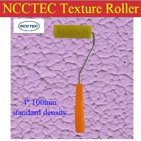 4'' Texture Roller for Epoxy wrinkles non-slip floor projects (standard density) FREE shipping | 100mm sponge paint roller