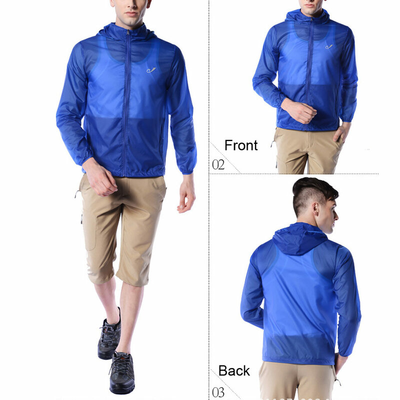 Sport Lightweight Sun Protection Clothing Sunscreen Clothing Men Women for outdoor climbing Training Coat Long Sleeve Sweatshirt