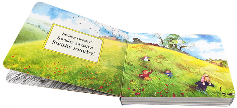 Najlepiej sprzedające się książki idziemy na polowanie na niedźwiedzie angielskie książki z obrazkami dla dzieci prezent dla dziecka