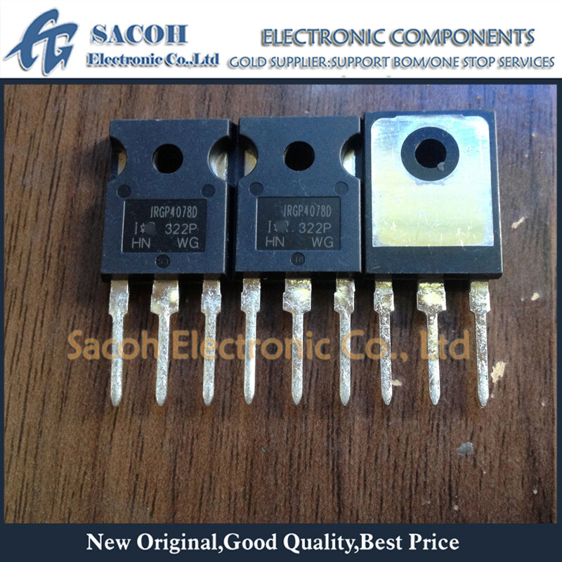 오리지널 전력 IGBT, IRGP4078D GP4078D 또는 IRGP4078D-EP GP4078D-E IRGP4078 TO-247 74A, 600V, 2PCs/로트, 신제품