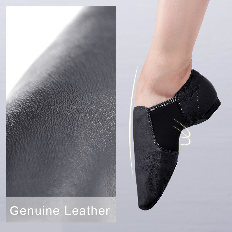 Женские танцевальные кроссовки из натуральной кожи, нескользящая подошва, танцевальные кеды для взрослых, цвет коричневый/черный
