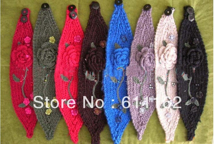 2018 8 coloursファッション卸売アクリル糸フック編みヘッドでファッショナブルな女性マニュアルベルト付きイカパターン50ピース