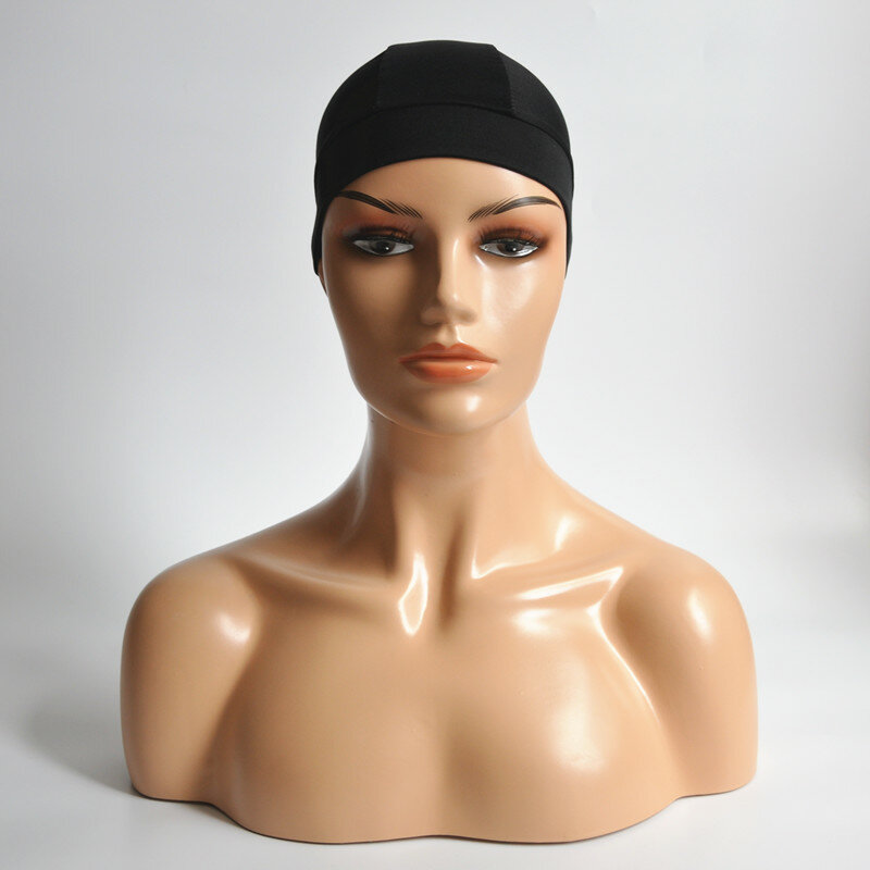 Wig CapSpandex Dome Cap untuk Membuat Wig Snood Nilon Strech Glueless Elastis Cap