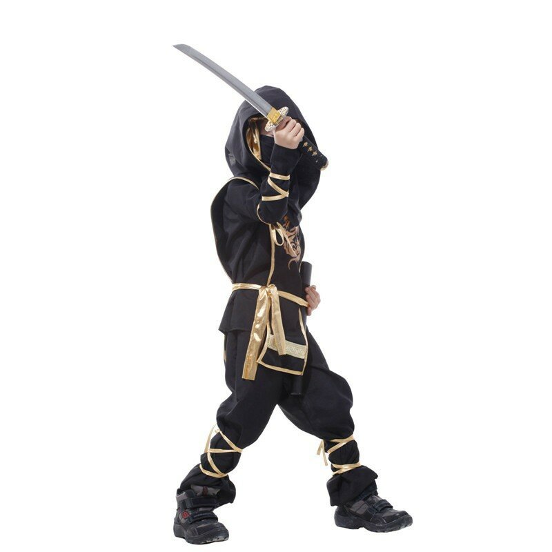 Karnawał dzieci Ninja kostiumy Cosplay urodziny dzieci chłopcy dziewczęta wojownik Stealth Assassin kostiumy