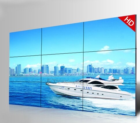 Kualitas Tinggi 55 Inci 3X3 Led Bezel Ultra Sempit Penuh Hd Lcd Video Dinding 3*3 Kecerahan Tinggi Iklan LCD Video Dinding