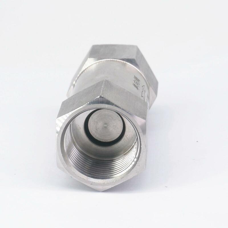 1" NPT Female Spring In-Line Check One Way Valve 304 Stainless Steel Water Gas Oil Non-return Water Gas Oil