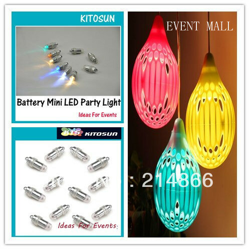 100 Buah * RGB Lampu Balon LED Berkedip Tidak Berkedip untuk Balon Kertas Lentera Dekorasi Pesta Pernikahan Dekorasi Rumah