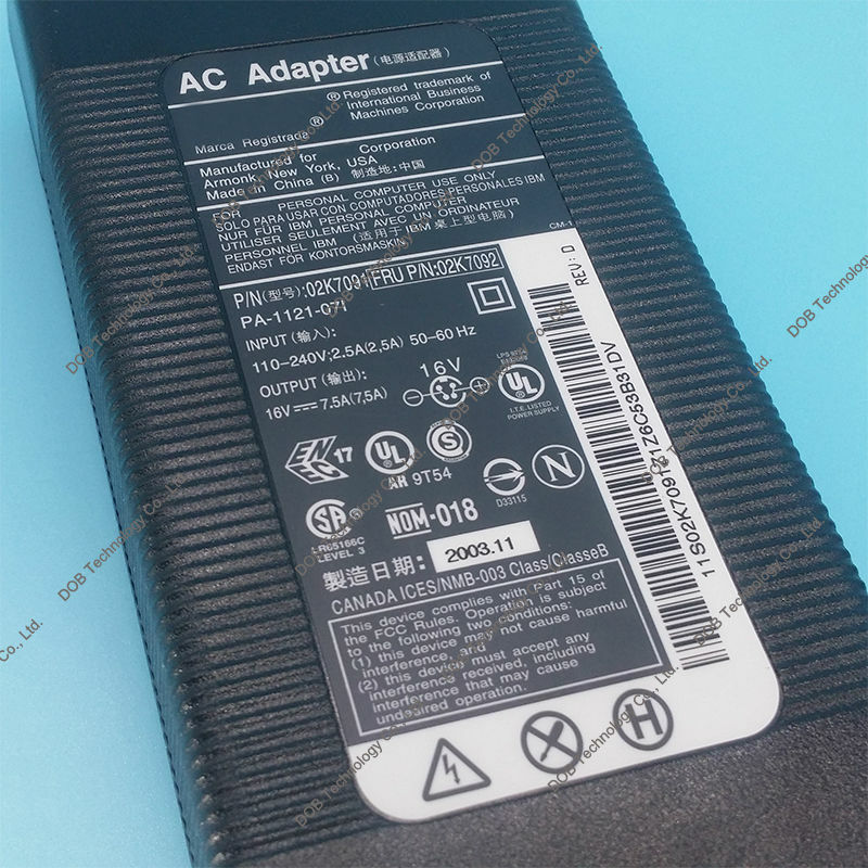 Laptop Power AC Adapter Supply For IBM Thinkpad 02K6549 02K6550 02K6553 02K6555 02K6556 02K6557 02K6654 92P1021 92P1023 Charge