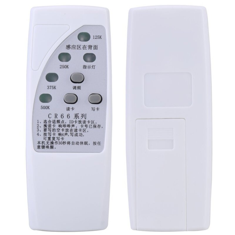 جهاز برمجة قارئ بطاقات التعريف الرقمية المحمول 125/250/375/500KHz جهاز ناسخة لإعادة الكتابة بالإشارات الشخصية EM4305 T5577 Keyfobs
