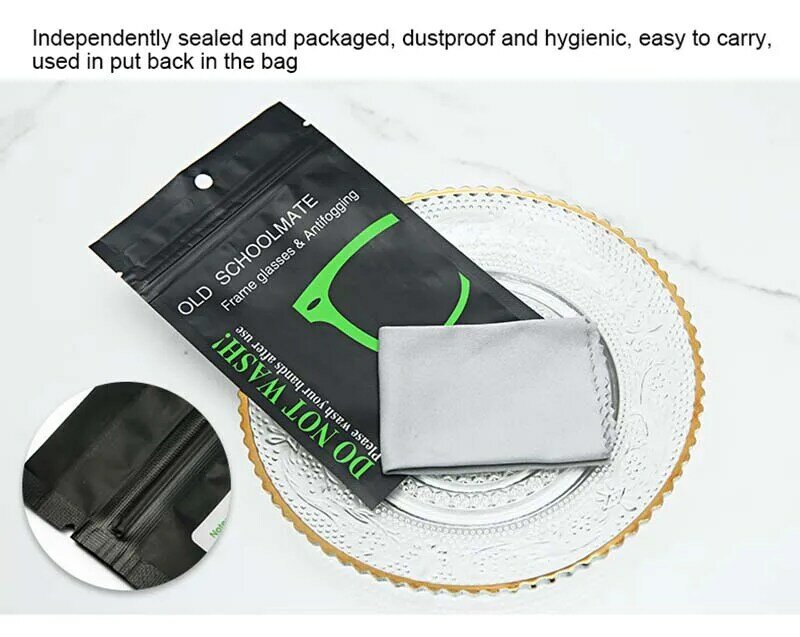Stgrt The 5pc/Lot Anti-Fogging Cloth For Eyewear Lens Can Last A Long Time After It Has Been Wiped Better Sustainability