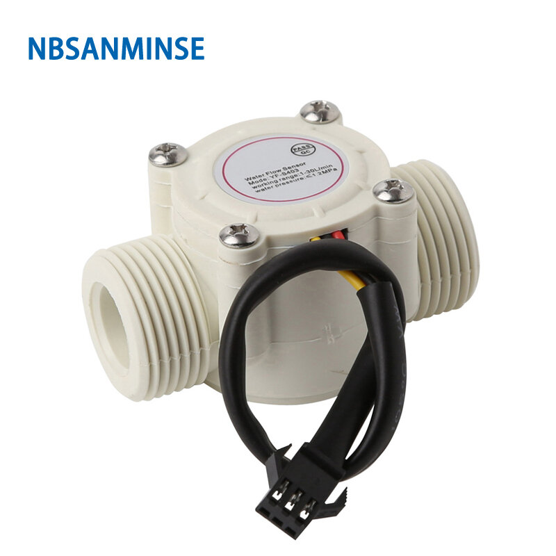 Nbsanminse SMF-S403 G3/4 Sensor Aliran Air 3-24 V Pemanas Air Kampus Babatan Mesin Air Mesin Penjual Snack