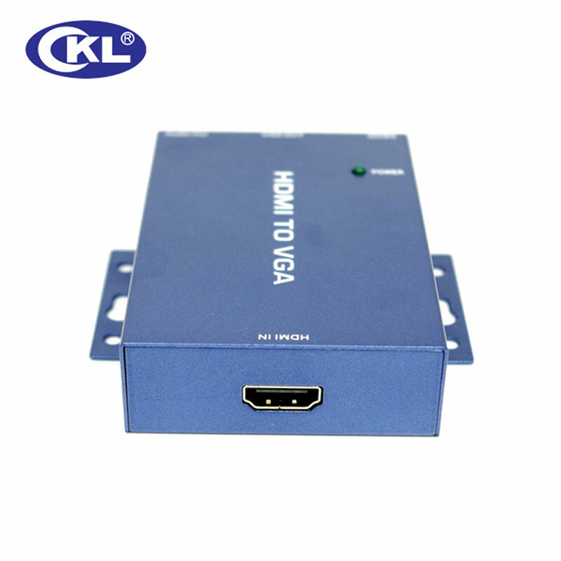 CKL-HVGA Mini HDMI a VGA, convertidor de Audio para PC, portátil a proyector HDTV