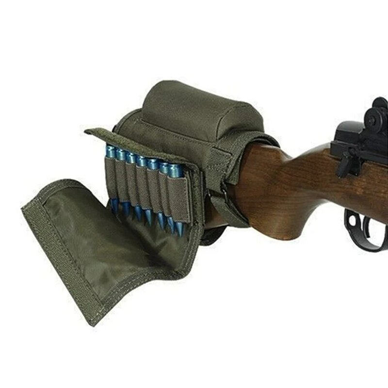 Corona táctica para caza de mejillas, cinturón de cartucho Airsoft, pistola táctica, calibre Bandolier, soporte de munición, accesorios para. 300. Winmag 308