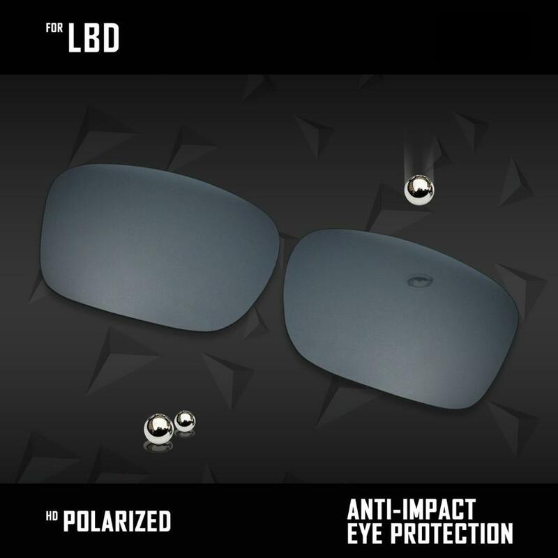 Oowlit, substituições de lentes, substituições de lentes para óculos de sol oakley lbd, polarizados-multi cores