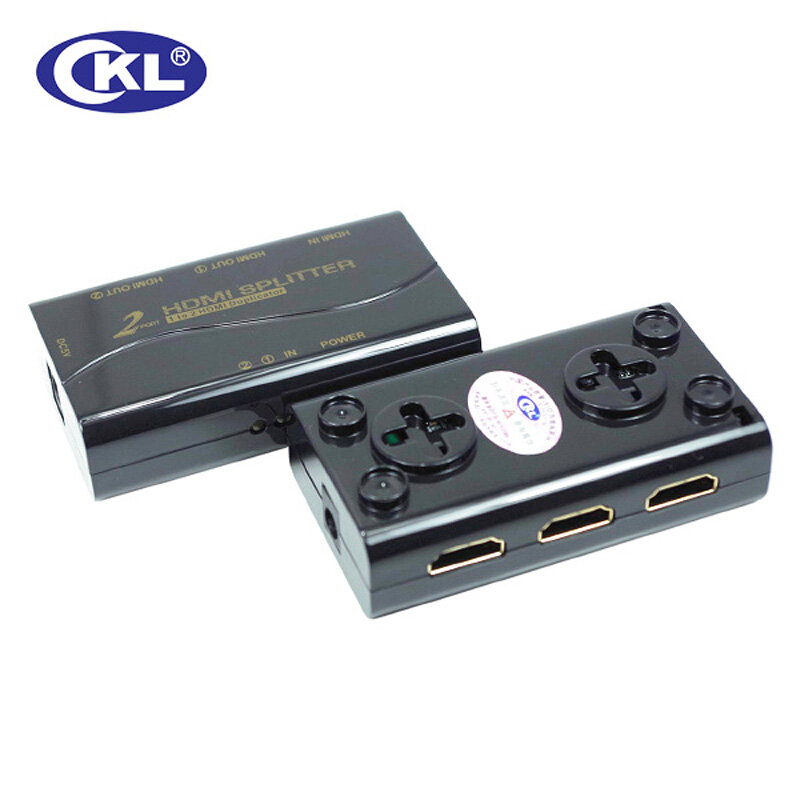 CKL HD-92M 1*2 2 Port Mini HDMI Splitter Unterstützung 1,4 V 3D 1080 P für PC Monitor