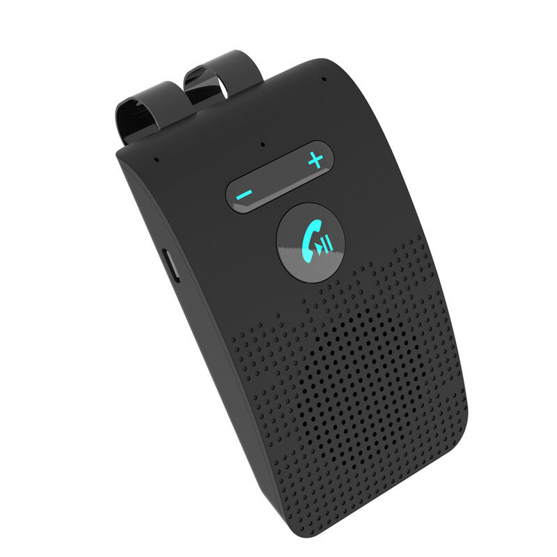 Kit de manos libres compatible con Bluetooth para coche, visera solar, altavoz inalámbrico para coche, multipunto, manos libres, altavoz BT, manos libres