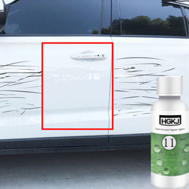 고품질 자동 페인트 스크래치 수리 유체 에이전트 액체 폴리 셔 왁스 50ml 실용적인 자동차 페인트 흠집 수리 에이전트