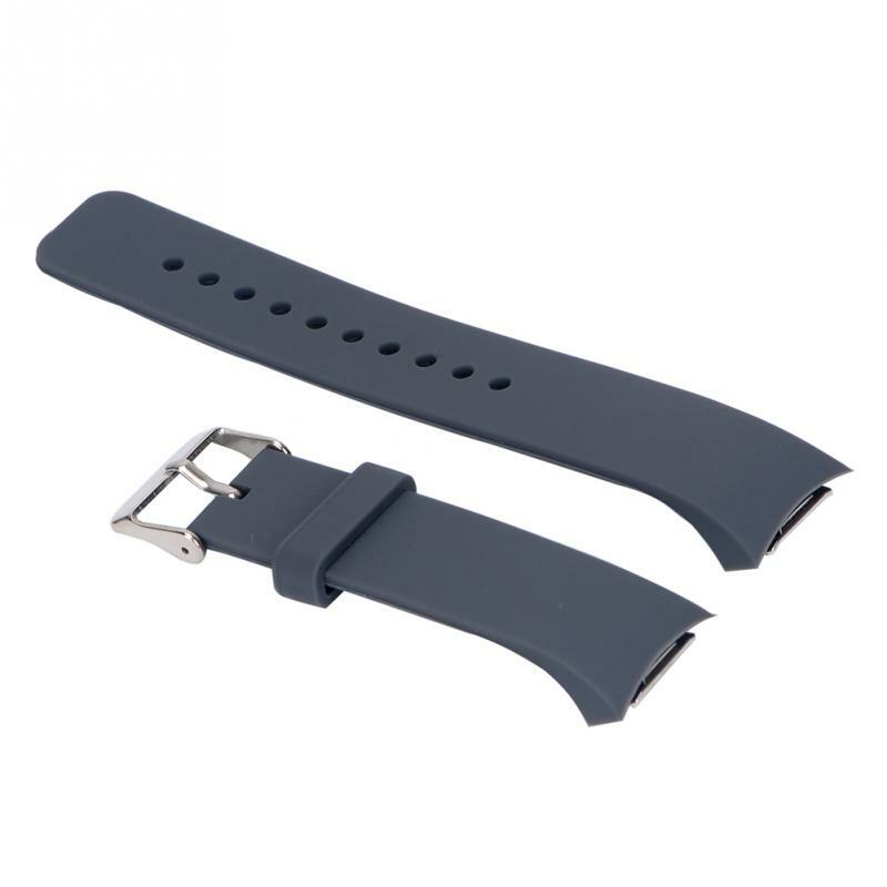 Silicone Watch Band Strap per Samsung Gear S2 R720 R730 Della Cinghia Della Fascia di Sport Della Vigilanza di Ricambio Braccialetto 8 Colori #917 nuovo
