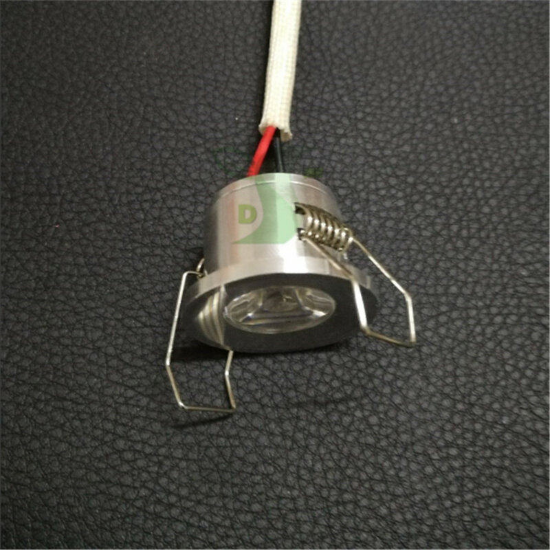 LED Mini Downlight ภายใต้ตู้แสง1W 3W สำหรับเพดานโคมไฟ AC85-265V หรี่แสงได้27มม.ลงไฟ Driver