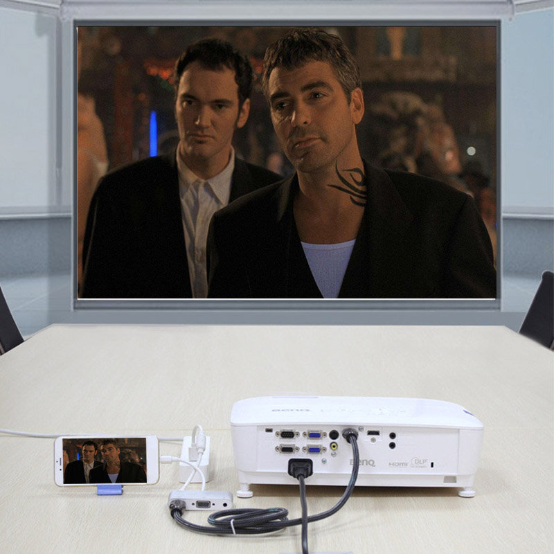Для Lightning-HDMI VGA Jack аудио преобразователь для ТВ-адаптера совместим с iPhone X, для iPhone 8 7 7 Plus 6 6S для iPad серии YH2