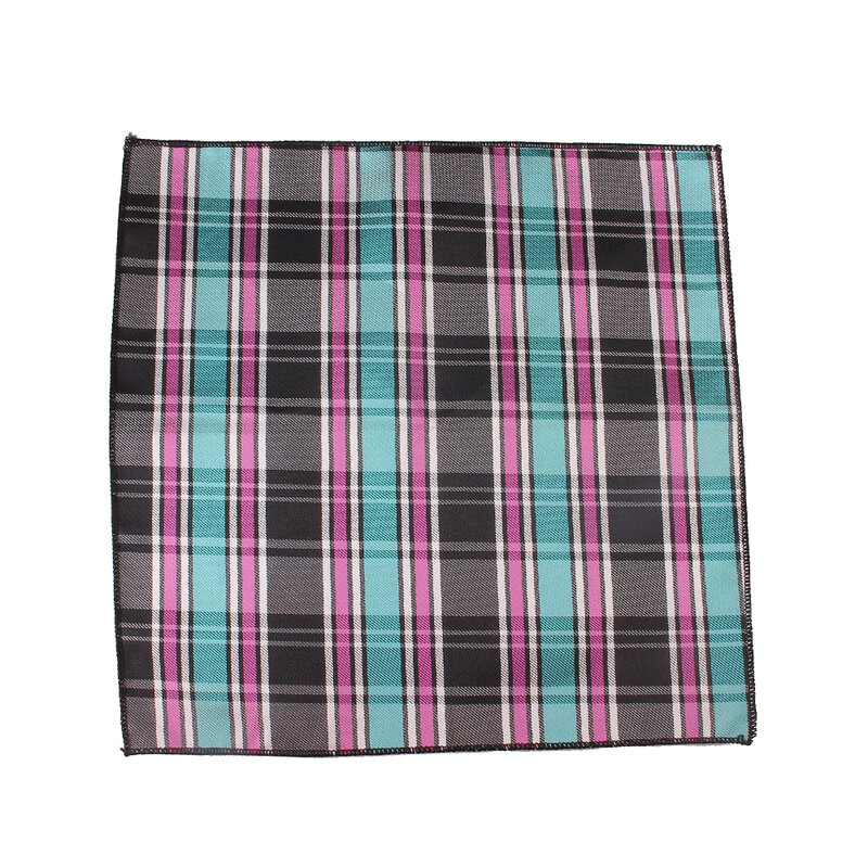 Męskie kieszonkowe kwadratowe garnitury Hanky dla mężczyzn Plaid męskie chusteczki garnitur casual kwadratowa chusteczka ręczniki na imprezę 23 cm x 23 cm