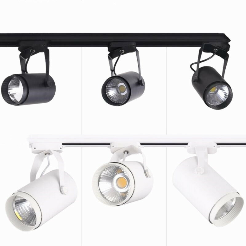 High Quality LED Indoor Lighting Rail Lamps 30W 20W COB LED Track Light Dimmable Warm White Cold White for Shop Store