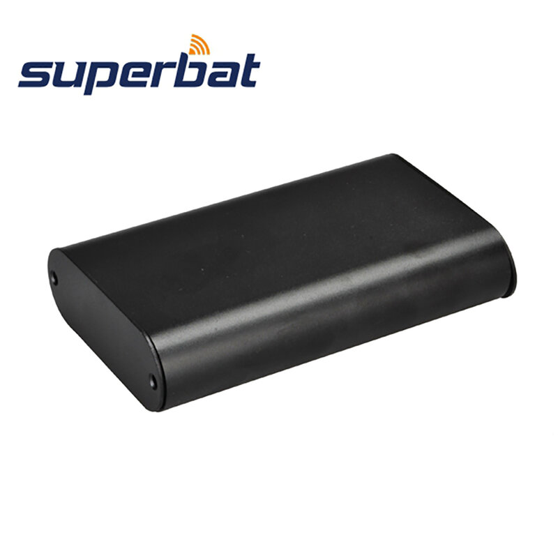 Superbat 24X70X110mm wytłaczane anodowane czarne aluminiowe pudełko Case 4.33 "* 2.76" * 0.94 "(L * W * H) elektroniczna obudowa projektu ze śrubami