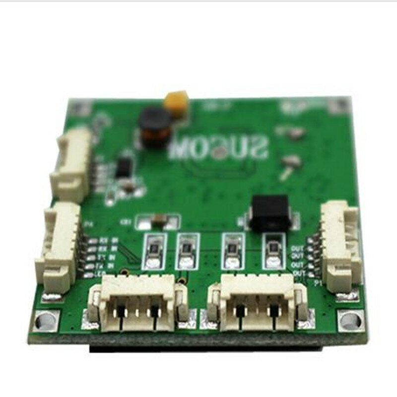 Mini komisji budowania pokoju moduł przełączający rozmiar 4 porty przełączniki sieciowe płytka drukowana mini włącznik ethernet moduł przełączający 10/100 mb/s OEM/ODM ethernet piasta