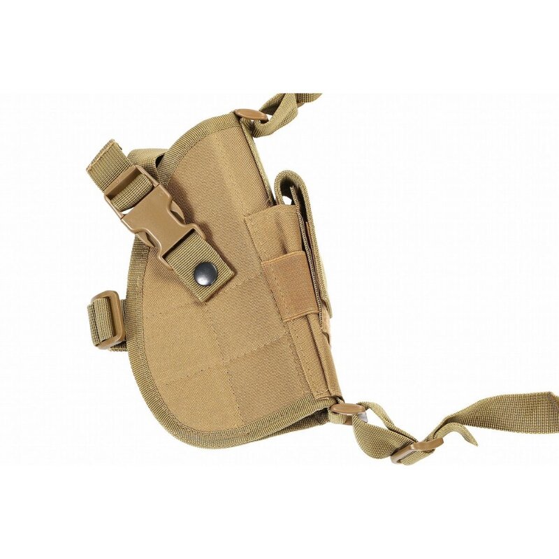 Abay Airsoft Tactisch Verborgen Carry Holster Dubbel Mag Pouch Paintball Jacht Schouderpistool Holster