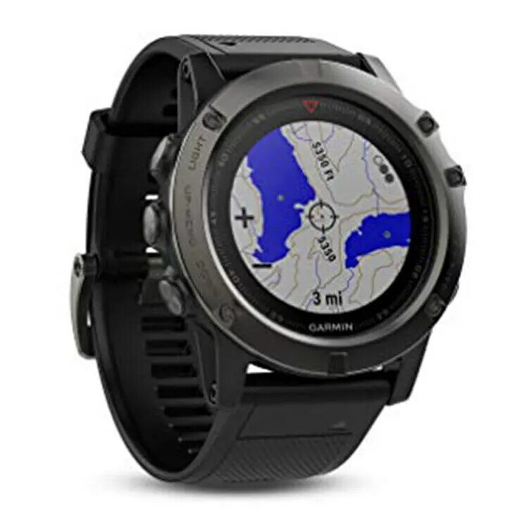 Fenix-reloj inteligente 5X Original, dispositivo resistente al agua, multideporte, GPS, control del ritmo cardíaco, espejo de zafiro