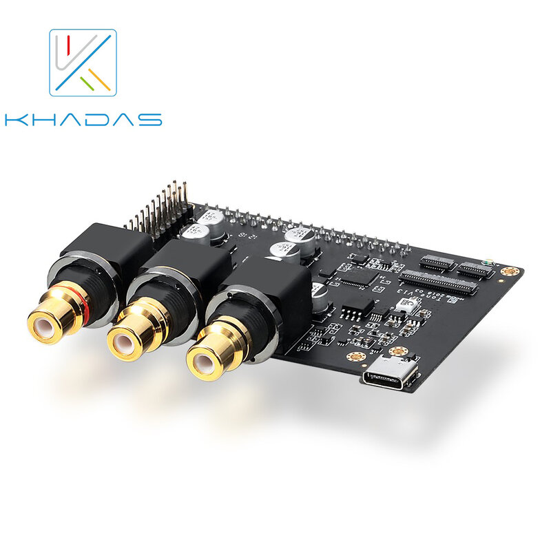 Khadas Tone Board VIMs/Generic Edition papan Audio resolusi tinggi untuk Khadas VIMs, PCs dan SBCs lainnya (VIMs Eedtion)