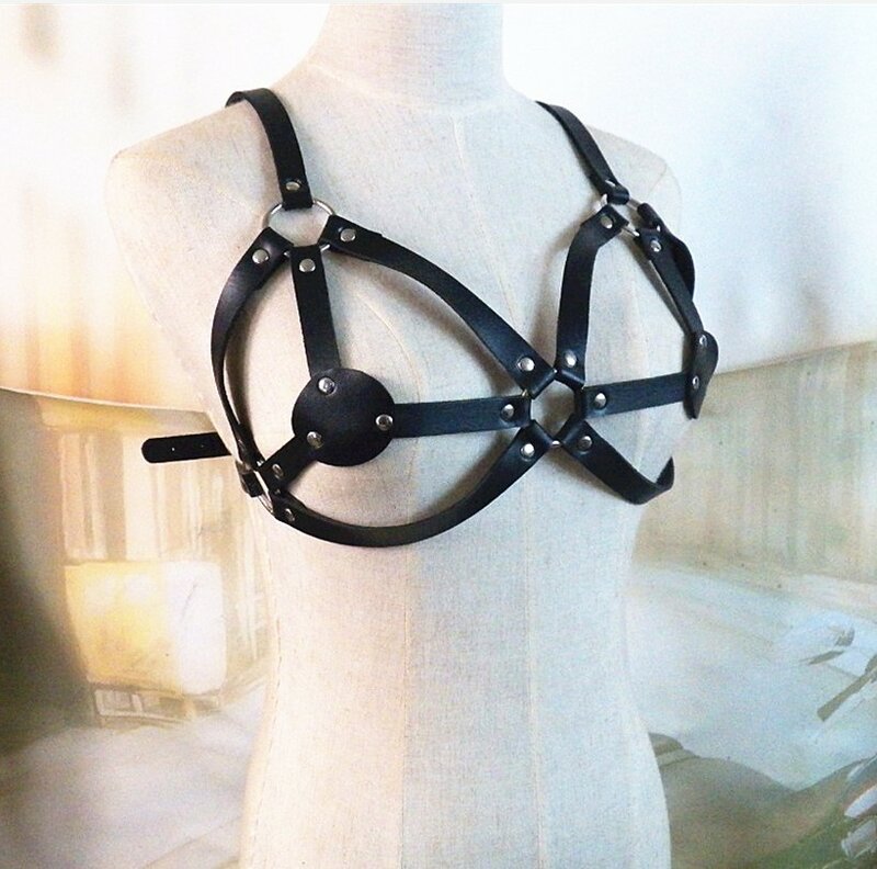 BDSM cuerda bondage arnés de juguete de cuero para mujeres adulto equipo de juego sujetador tirantes liguero cinturón accesorios sexuales Set