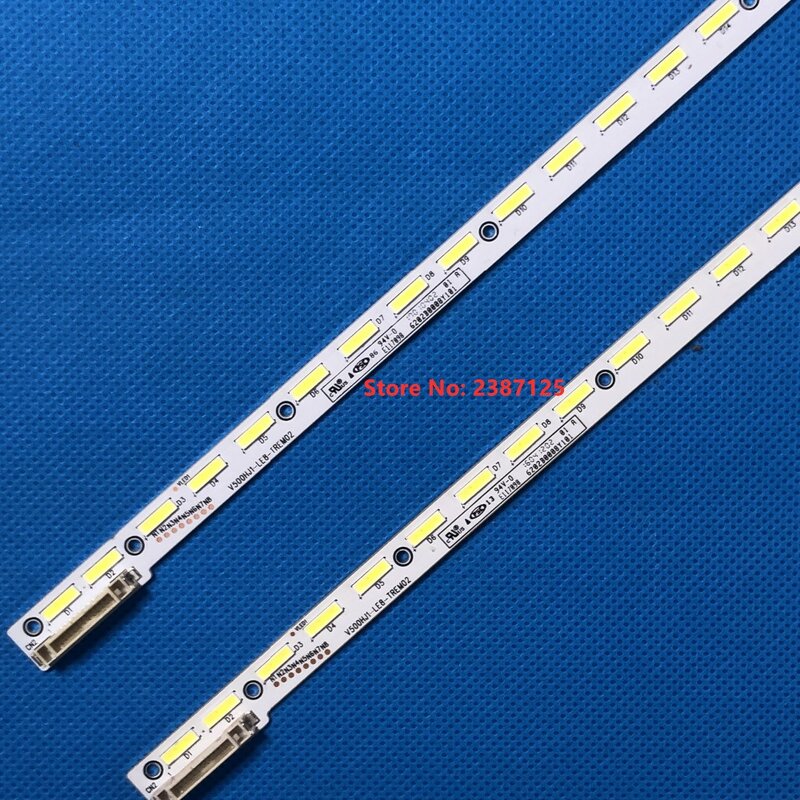 10 buah lampu latar LED Strip 68 lampu untuk V500H1-LE6-TREM7 50L5450C LED50K11A L50F3600A LED50M6180AF LED50M6180AF