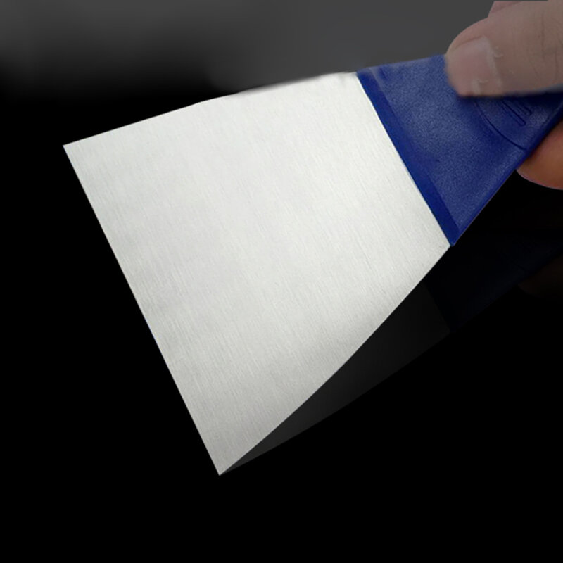 1 pc putty faca raspador lâmina pá de plástico de aço carbono lidar com parede emplastro faca mão ferramentas construção
