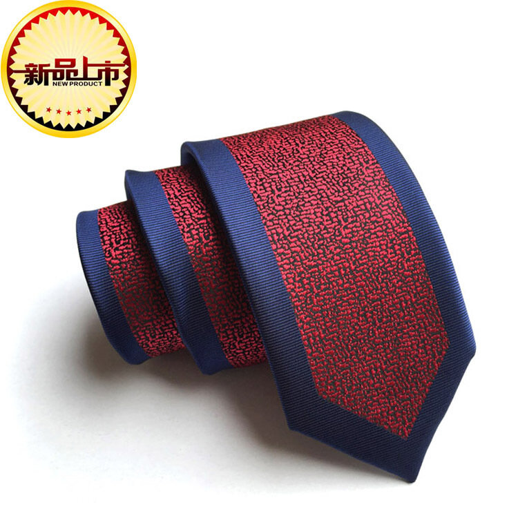 Новое поступление мужской галстук 6 см Тонкий шелковый галстук Повседневный модный Британский Стиль Свадебный узкий галстук подарок для мужчин