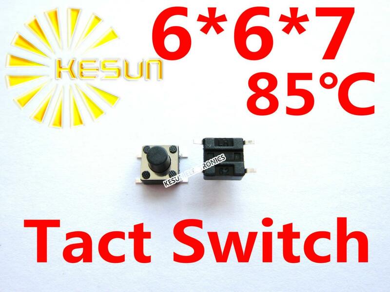 1000PCS 6X6X7  SMD Tactile Tact Mini Push Button Switch Micro Switch Momentary