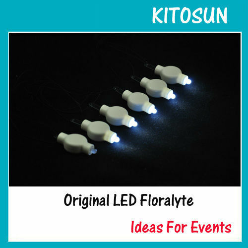 10 ชิ้น/ล็อตโรแมนติกที่มีสีสัน LED Floralytes, แขวน Mini Led โคมไฟ