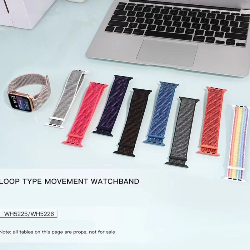 42mm 38mm Para Apple faixa de relógio correa 4 44mm 40mm Loop de Esporte Pulseiras de Relógio de Nylon cinta iwatch série 4/3/2/1 correia de pulso pulseira