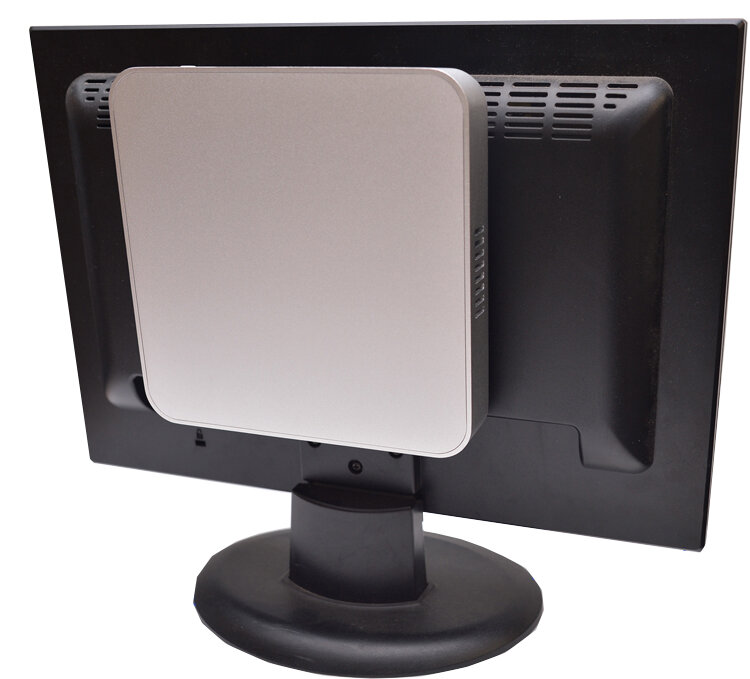 Suporte fixador para monitor mini pc, suporte para fixação na parte traseira do monitor, porta vesa para mini pc, não venda individuais
