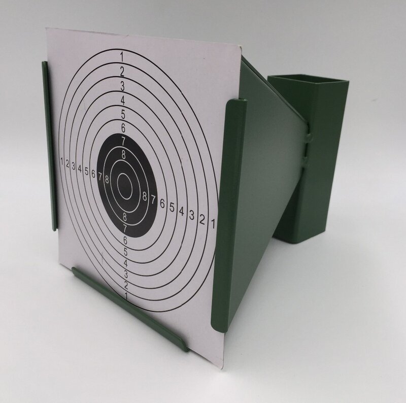 Trampa de pellets y objetivo de tiro con 20 piezas de papel