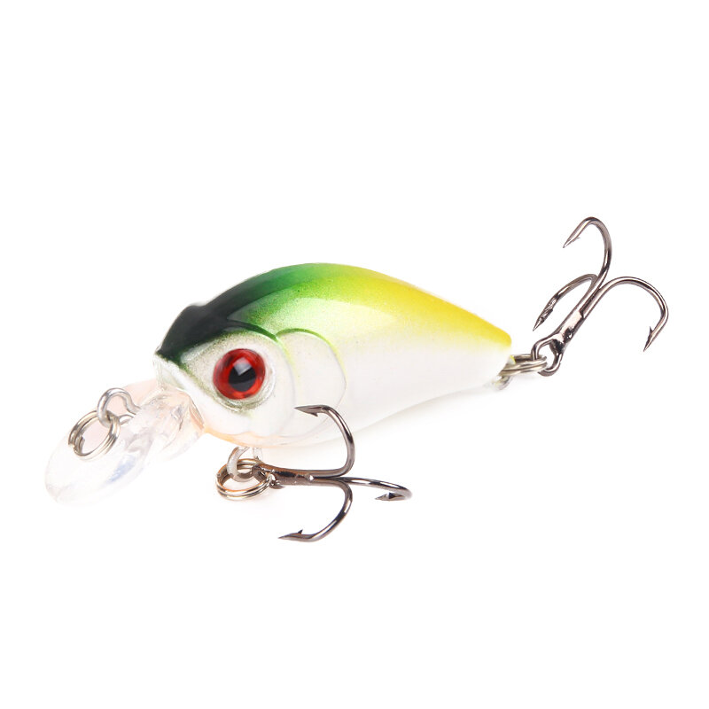 HAODIAOZHE 4,5 cm 4,2g Crankbait señuelo de pesca Crankbait Artificial Crankbait duro Topwater piscardo Wobblers de pesca Japón señuelos de peces YU209