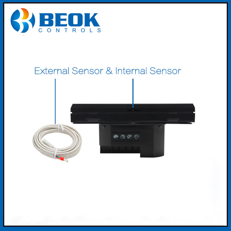 Beok 220V WiFi Thermostatอุ่นสำหรับทำความร้อนความร้อนสมาร์ทเทอร์โมดิจิตอลเสียงComtrolโดยGoogle Alexa