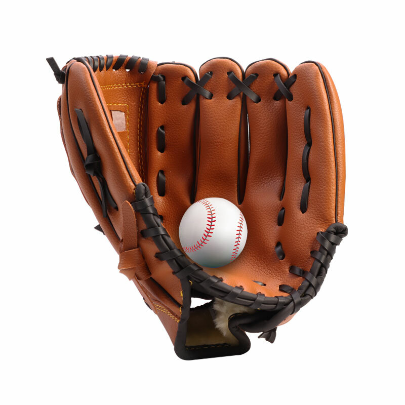 Outdoor Sports Three colors Baseball Glove  Softball Practice Equipment Size 10.5/11.5/12.5 Left Hand for Adult Man Woman Train