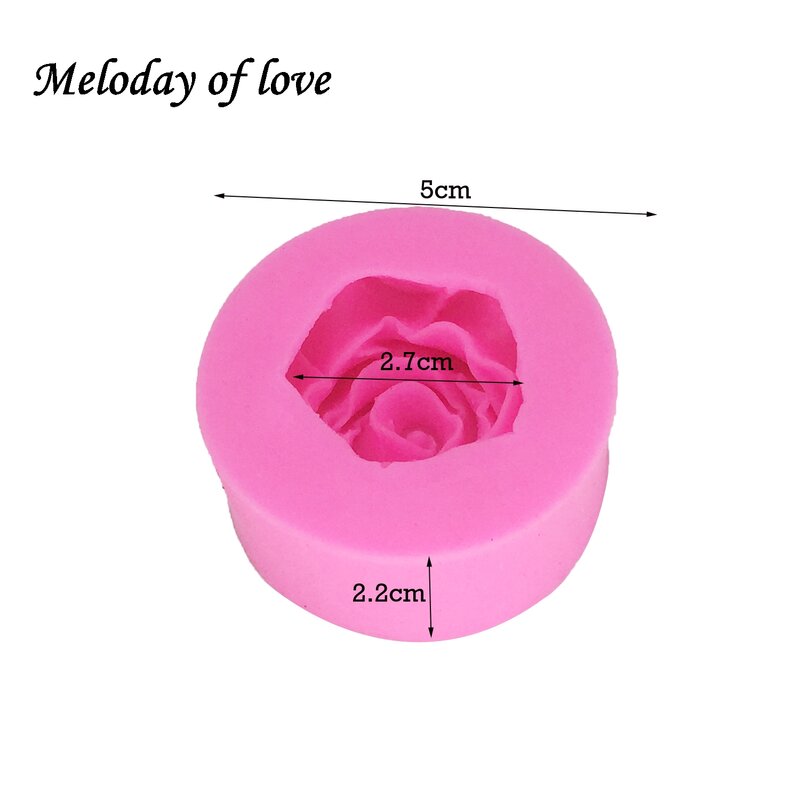 Flower Sugarcraft Silicone Mold Rose Fondant Forms Baking Chocolate Mold Cake Decorating Tools Resin Clay Mold T1408
