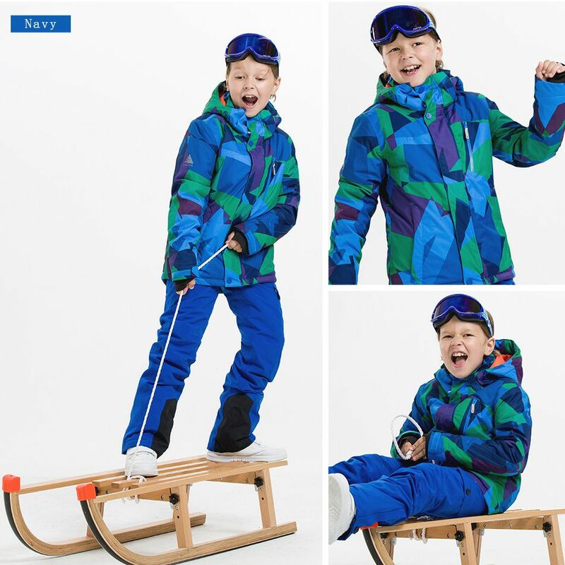 Meninos Calças De Esqui das Crianças Nova Marca de Alta Qualidade Meninos Inverno À Prova de Vento Impermeável Calças De Esqui Calças De Esqui e Snowboard