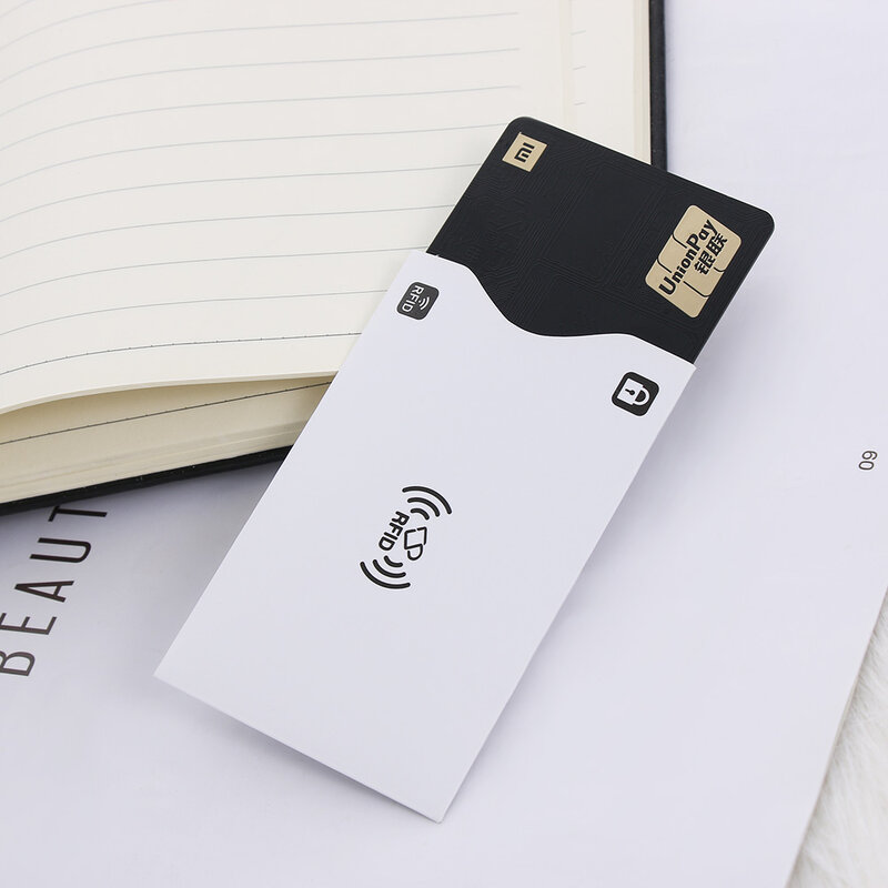 Чехол-Кошелек для банковских карт, Алюминиевый, с RFID-защитой, держатель для карт, 2 шт., интеллектуальный щит