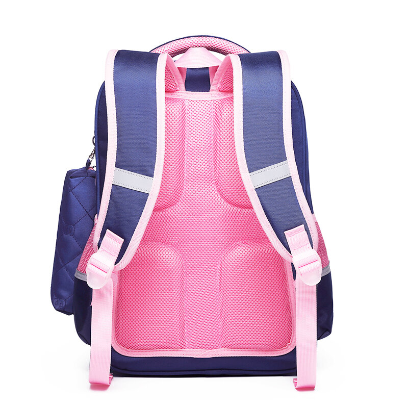 Ортопедические школьные ранцы для девочек, школьные рюкзаки на молнии для девочек, детские портфели