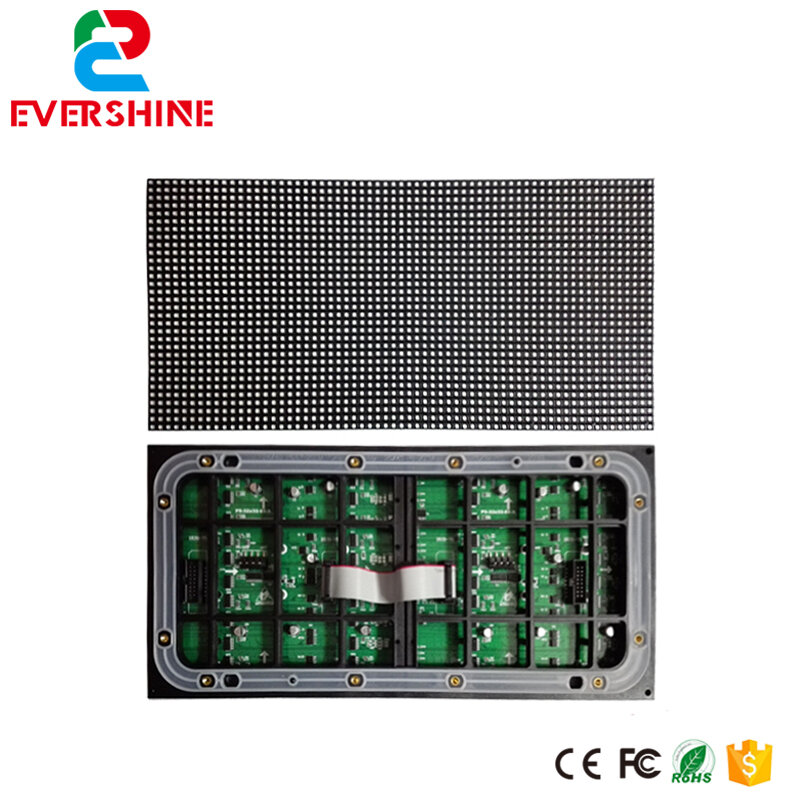 Evershine-pantalla LED P5 para exteriores, Kit de 2 metros x 1m a todo Color, publicidad comercial, para tienda, restaurante, Hotel