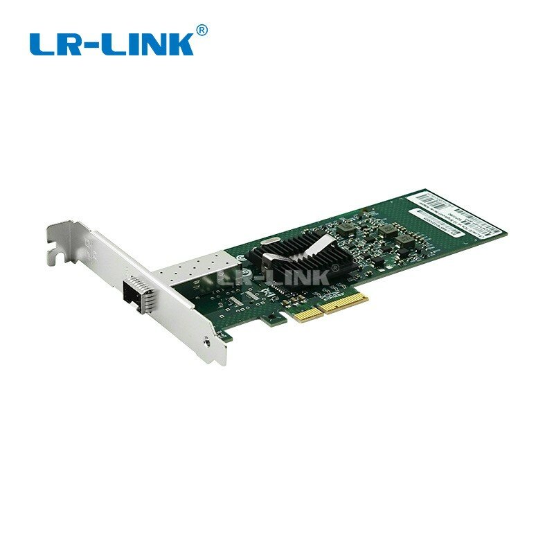 LR-LINK 9701ef-sfp gigabit fibra óptica ethernet placa de rede 1000mb pci express lan cartão servidor adaptador intel 82546 nic