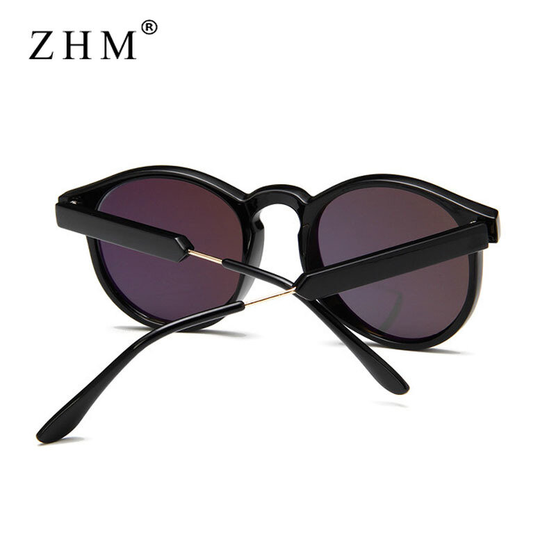 Круглые Солнцезащитные очки в стиле ретро для мужчин и женщин, брендовые дизайнерские прозрачные женские солнечные очки, UV400